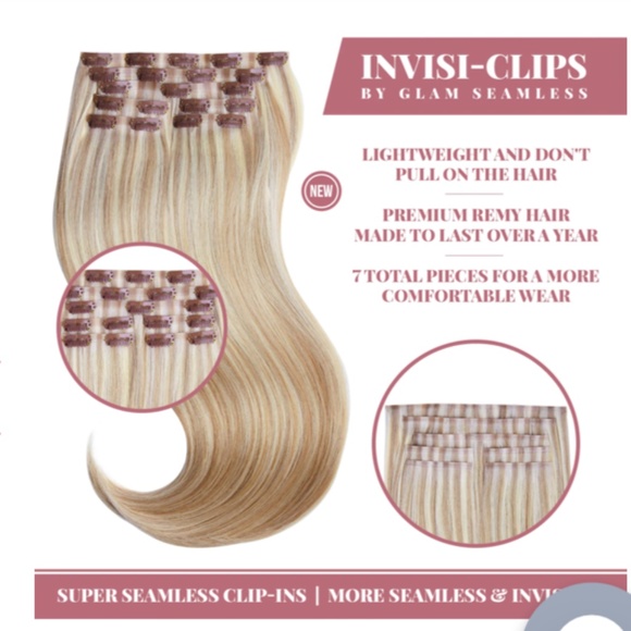 Glam Seamless clip in extensions - Picture 3 of 4